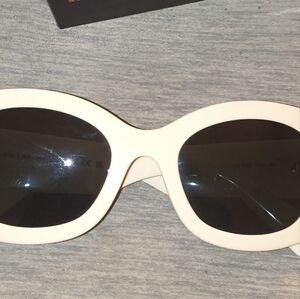Prada PR A19s White Sunglasses 😎